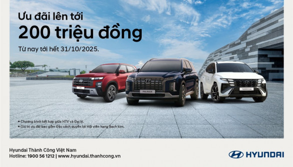 ƯU ĐÃI THÁNG 10/2025: BẢO HÀNH 8 NĂM CÙNG HỖ TRỢ TÀI CHÍNH LÊN ĐẾN 200 TRIỆU ĐỒNG